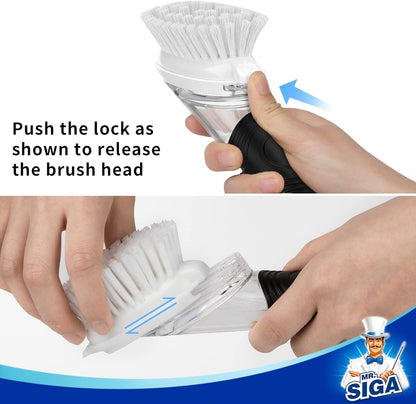 4-pack of replacement brush heads for extended use