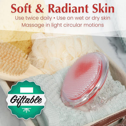 4 x 3 inch ergonomic palm-sized body for controlled pressure across legs, underarms, face, and bikini zone