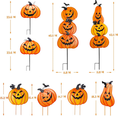 40.5-inch tall stake design for high visibility along lawns and pathways