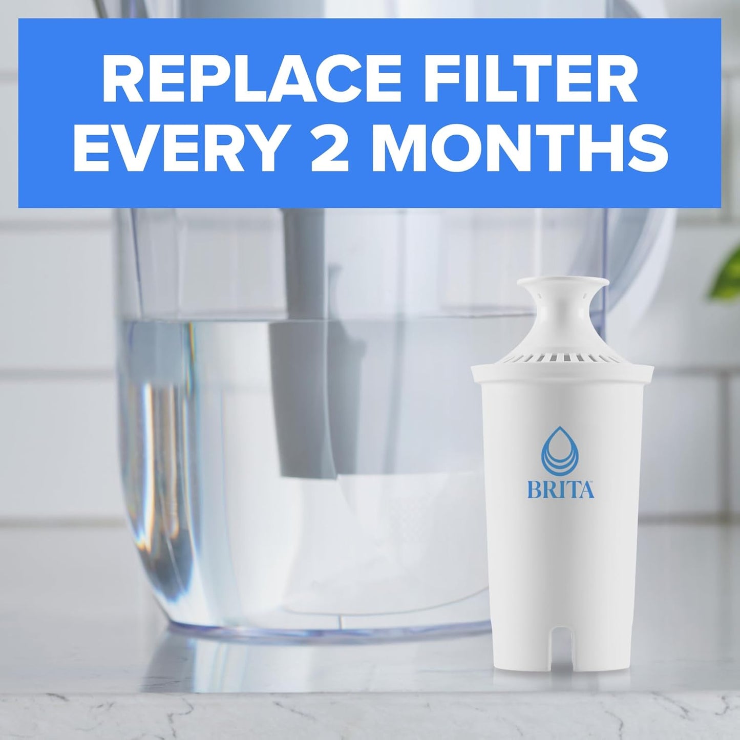 40-gallon or 2-month filtration lifespan per filter