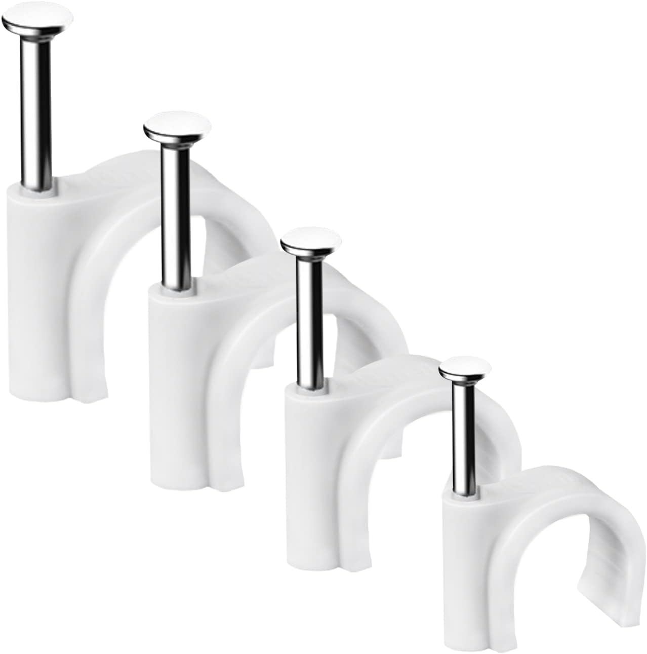 400-piece pack with four cable diameter sizes (4mm, 6mm, 8mm, 10mm) at 100 pieces each