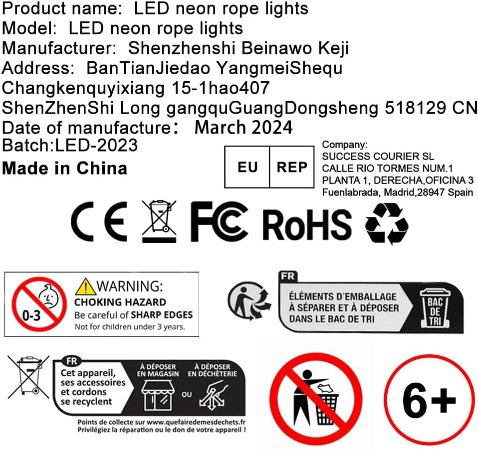 450 high-brightness 5050 rgb leds with 16 million color options and 29 dynamic modes