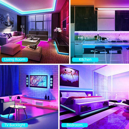 450 led sources across 2 included strips for dense, bright illumination