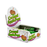 Tootsie Roll Caramel Apple Candy Pops – Kosher Halloween Bowl and Classroom Reward Jar, 48 Wrapped Suckers