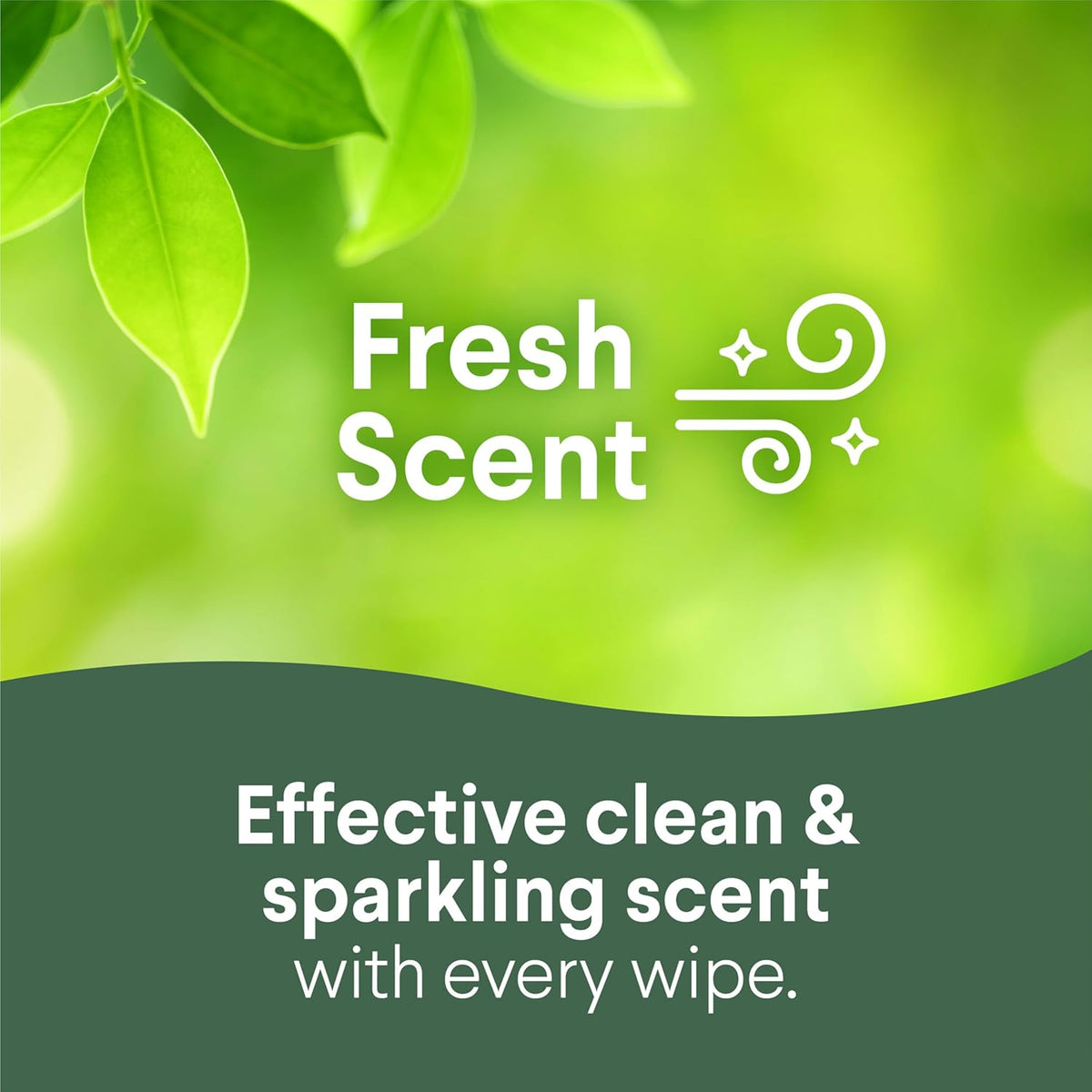 48-hour odor control against odor-causing bacteria on hard nonporous surfaces