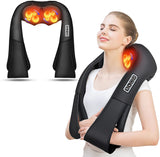 AERLANG Shiatsu Neck and Shoulder Massager with Heat – Housewarming and Birthday Present for Parents, Corded Massage Cushion for Living Room