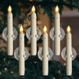 Homemory Roman Column LED Window Candles - Automatic Dusk-to-Dawn Decor for Homes with Young Children