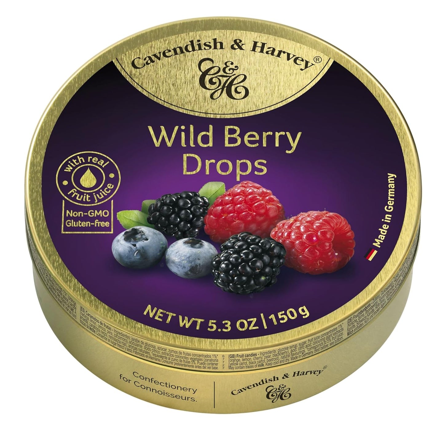 5.3 oz reusable metal tin with 45% recycled steel content