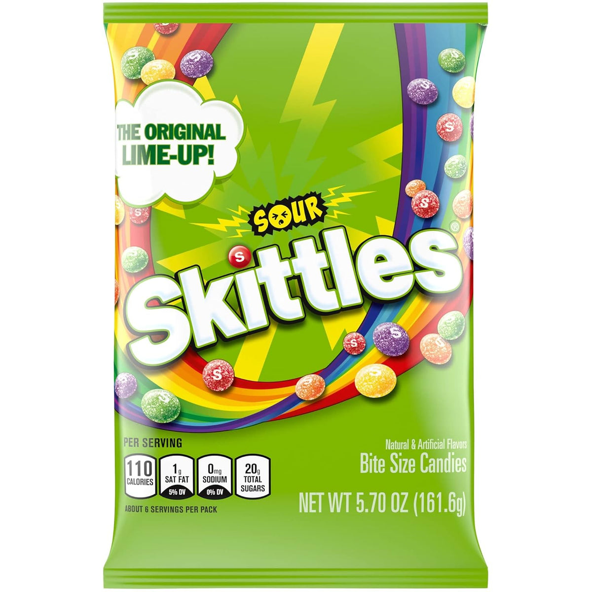 5.7 ounce resealable-style bag sized for individual households or small gatherings