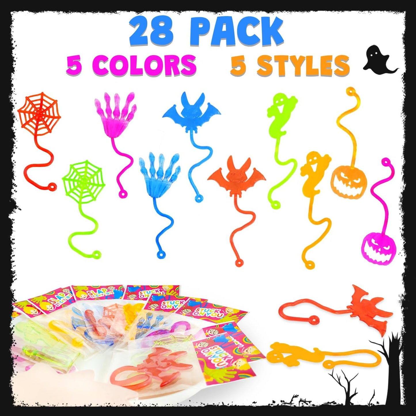 5 bright colorways: red, rose, green, orange, blue