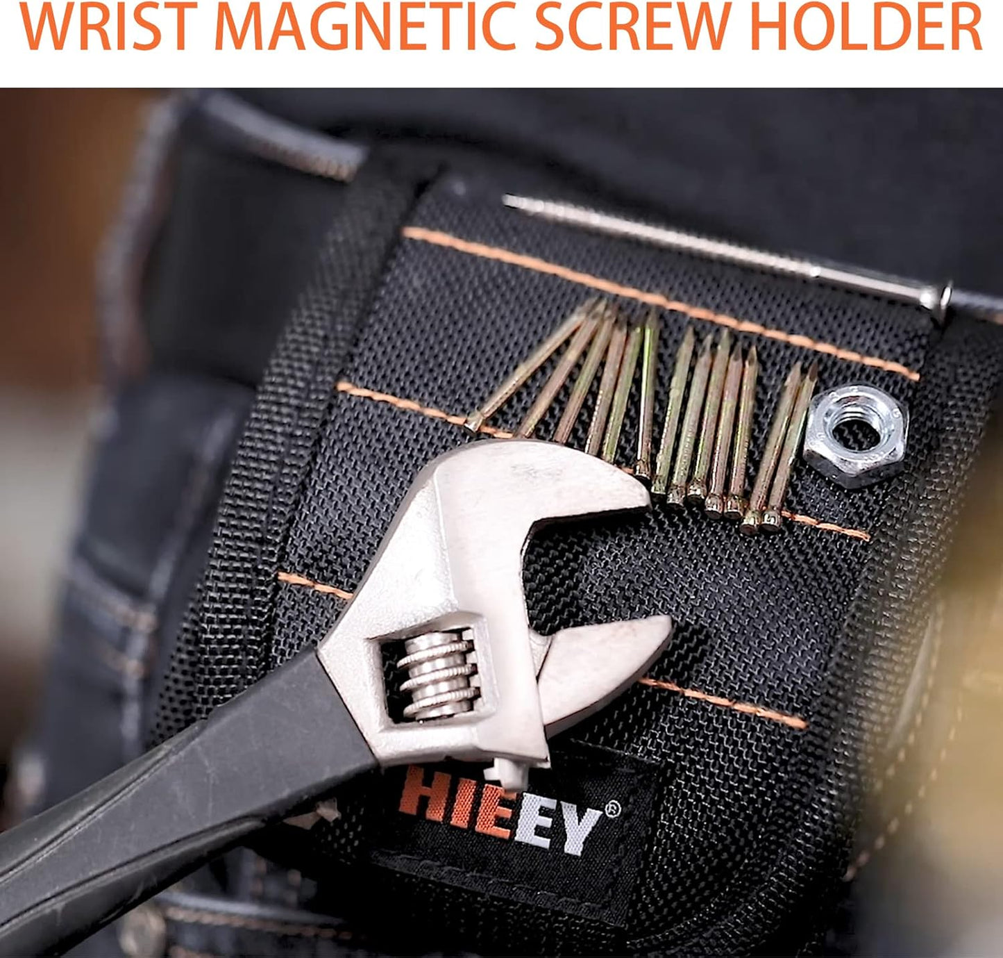 5 dedicated pockets for non-magnetic items like pencils, small wrenches, or bits