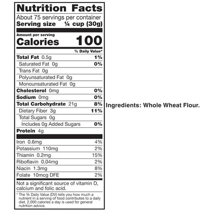5 lb (80 oz) bag size for high-volume home baking