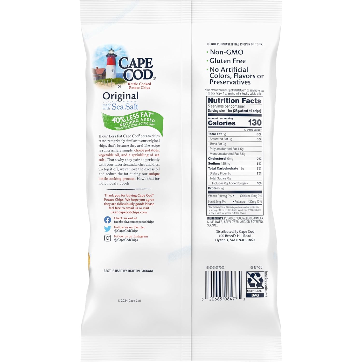 5-ounce single-serve bag size (also available in 2-pack)