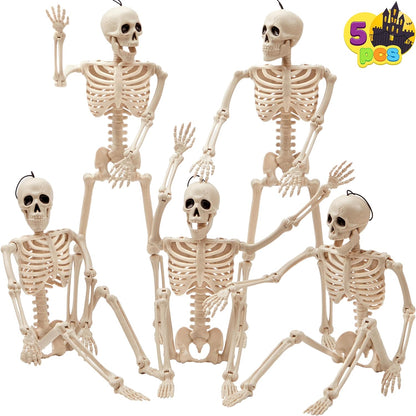 5-piece value pack of 16-inch posable skeletons
