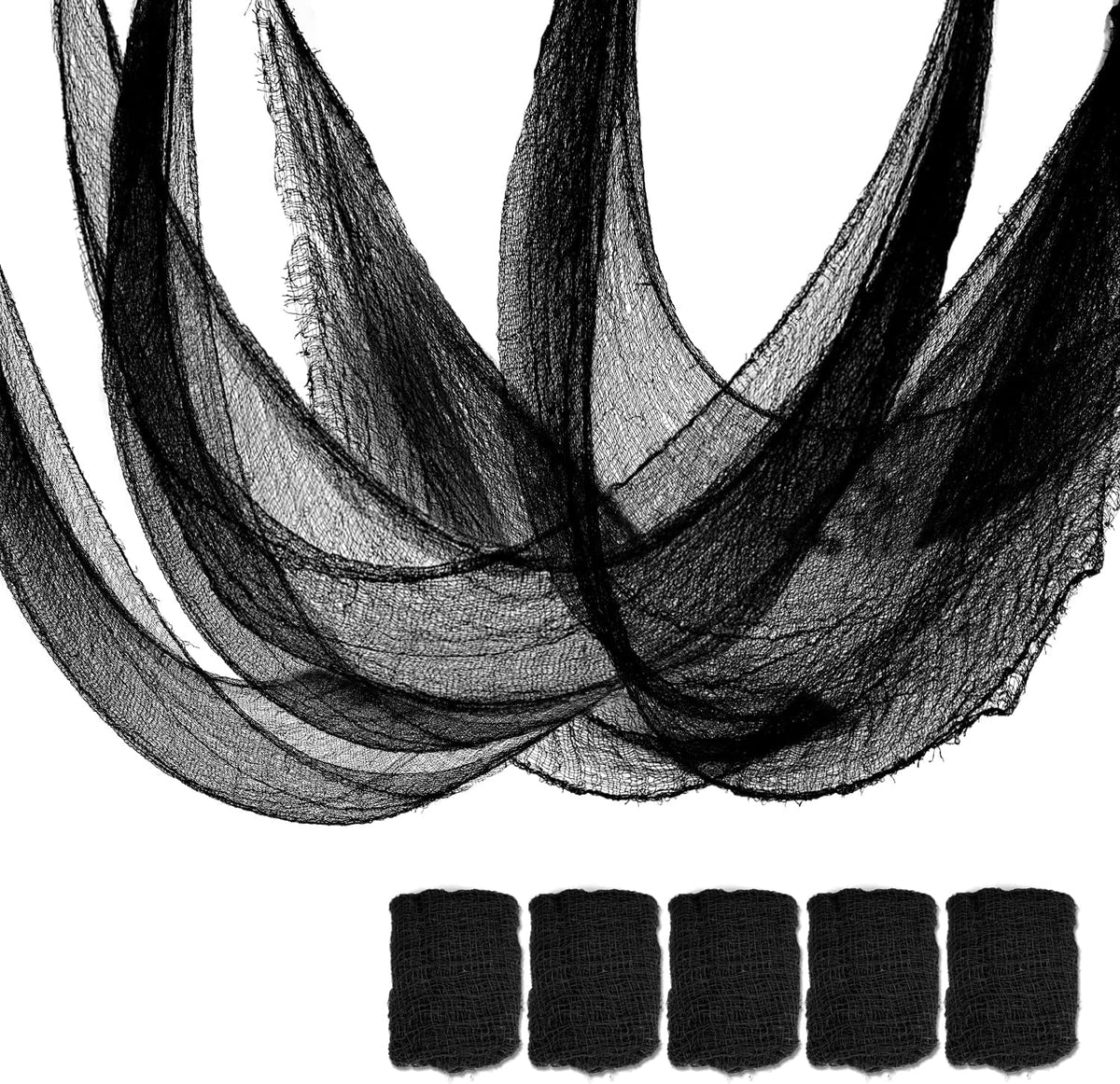 5 pieces of 30x72 inch gauze fabric per pack