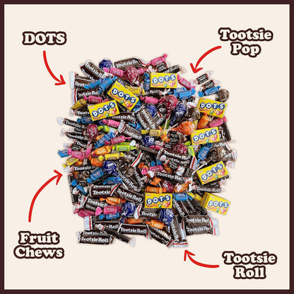 Tootsie Roll Child's Play Candy Favorites 5lb Bag – Nostalgic Care Package Gift for Grandparents and Grown-Up Kids