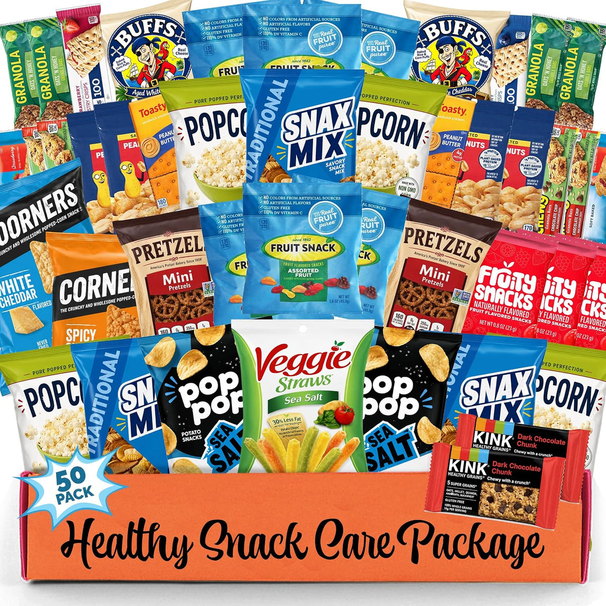50 individually wrapped snack packs