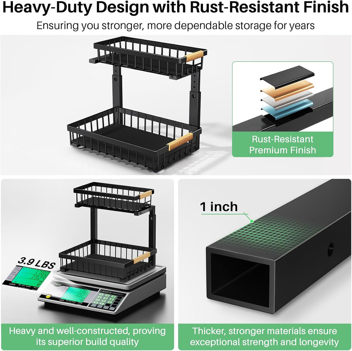 50 lb per-shelf weight capacity