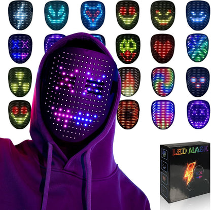 50 selectable glowing led patterns and animations