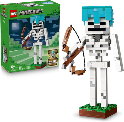 502-piece building kit with 11.5 in. (29 cm) tall finished skeleton