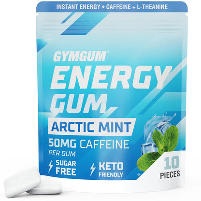50mg natural caffeine per piece, sourced from plant-based guarana