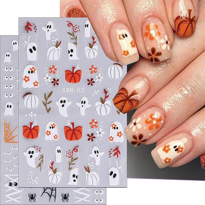 5d self-adhesive nail decals that peel and stick with tweezers