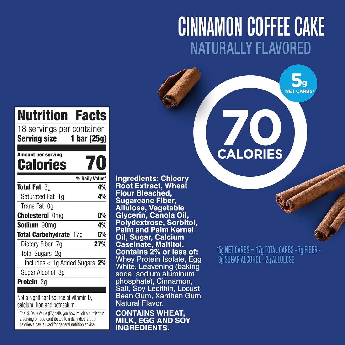 5g dietary fiber delivering 27% daily value