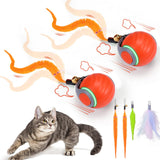 BABORUI Interactive Cat Toy Ball – Work-From-Home Office Companion for Solo Cat Entertainment While You Focus