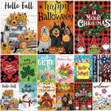 12 Double-Sided Yard Flags 12x18 – Stylish Patio and Garden Decor for Twelve Holidays and Seasons