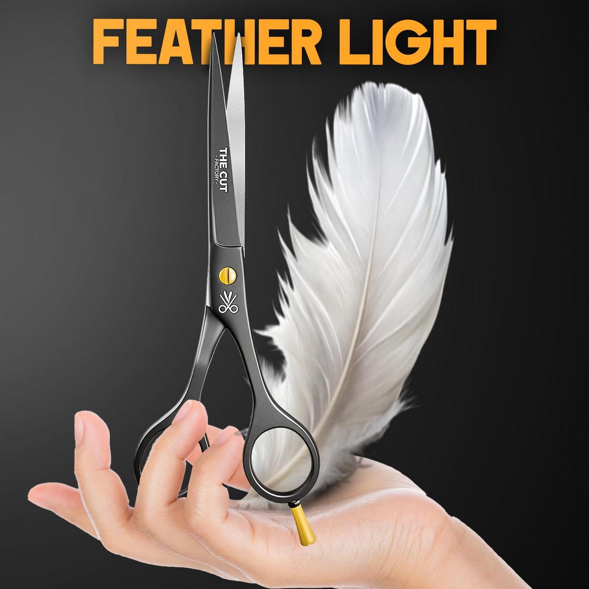 6.5-inch professional-length blade ideal for full cuts and detailing