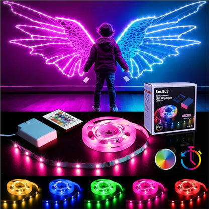 6.56 ft rgb led strip with 60 smd leds