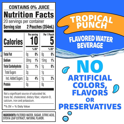 6 fl oz single-serve pouches for portion control and portability