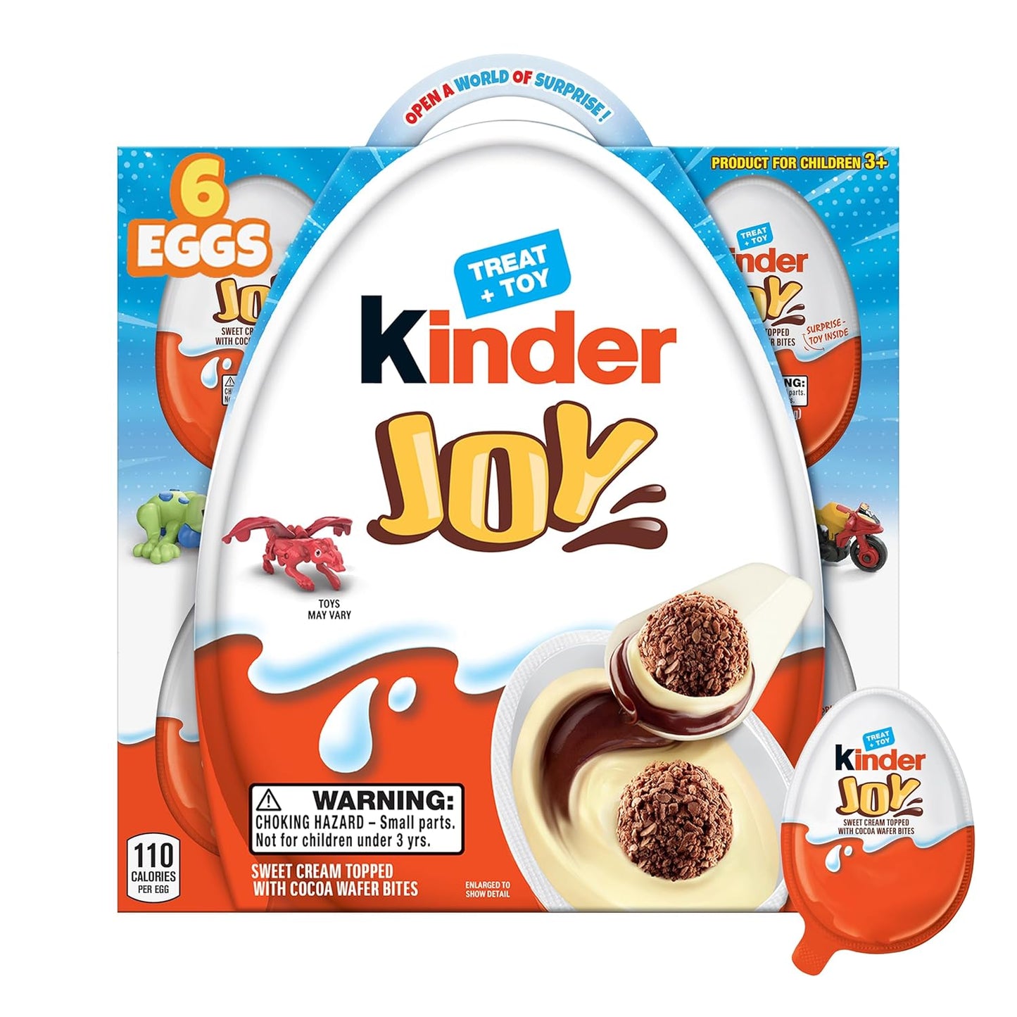 6 individually wrapped eggs in a single 4.2 oz multi-pack