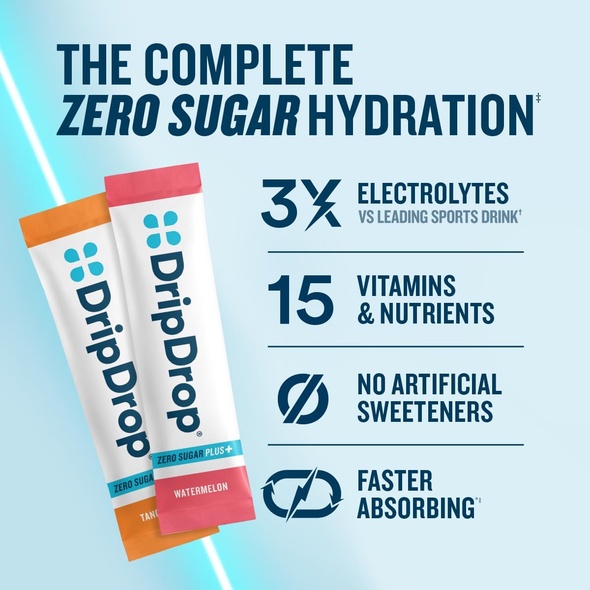 6 key electrolytes including sodium, potassium, magnesium, calcium, and zinc