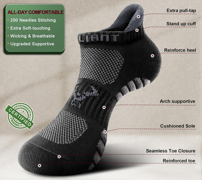 6-pair multi-pack format with assorted color options