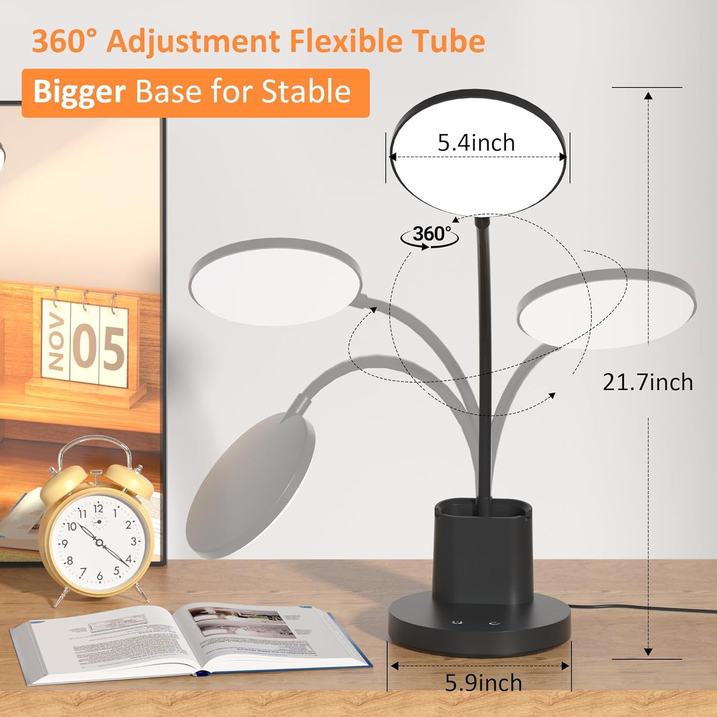 60 led beads producing 800 lumens at only 8w with 50,000-hour lifespan