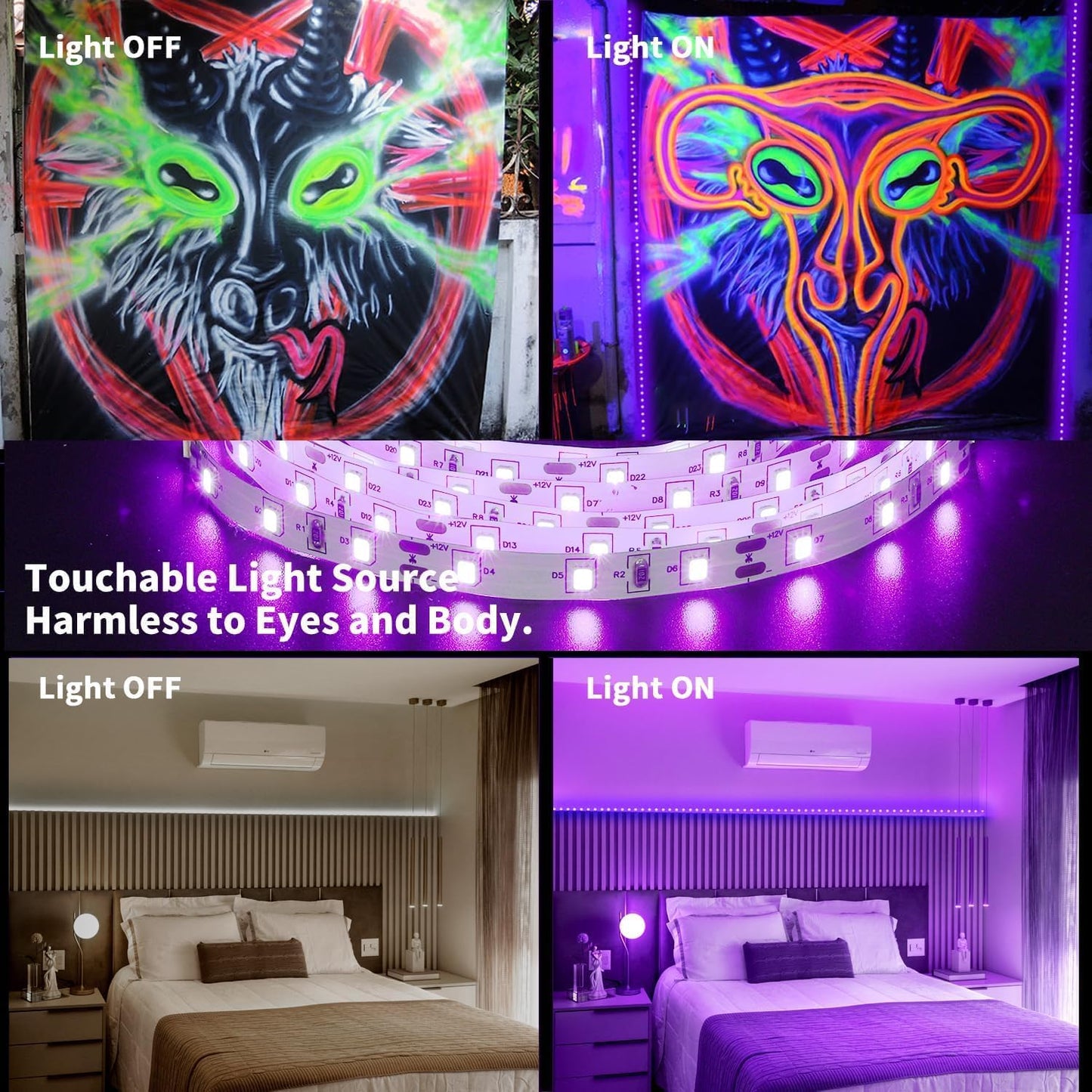 600 smd2835 led beads on 33ft (10m) model with 50,000-hour lifetime