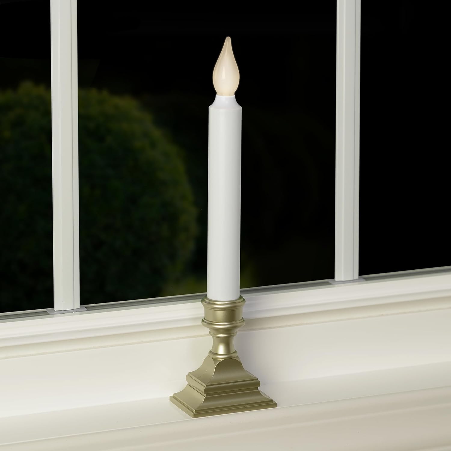 612 Vermont Battery Window Candle with Auto Timer – Effortless Set and Forget Ambient Lighting for Small Apartments