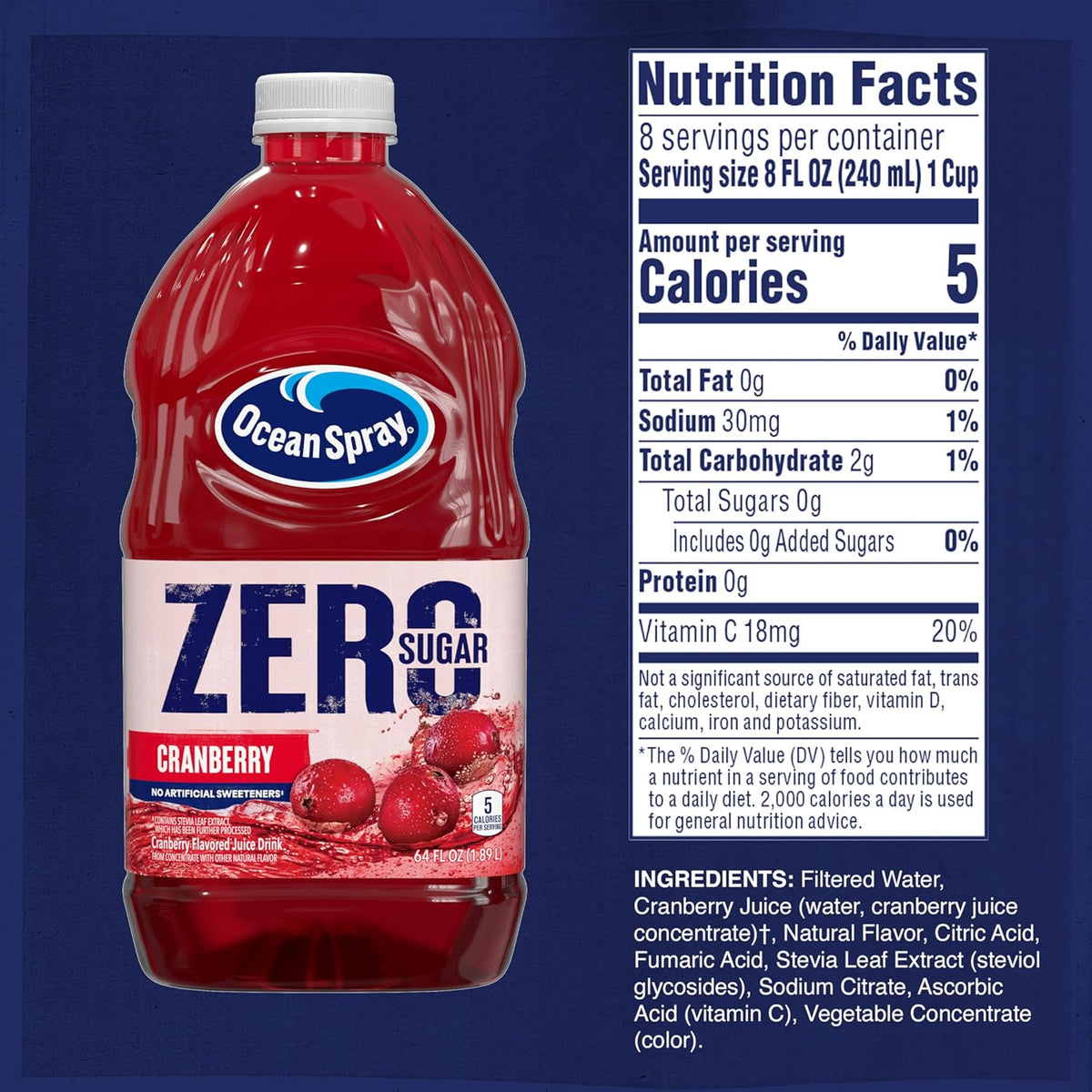 64 fl oz family-size bottle with 270-day shelf life for long pantry rotation