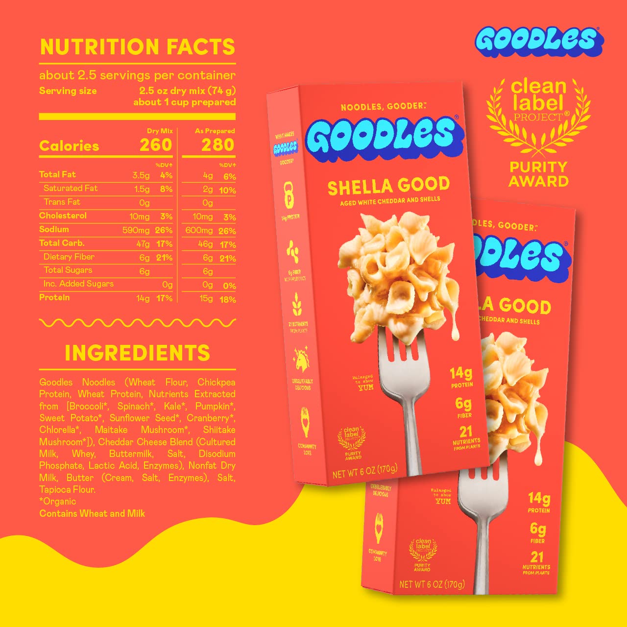 6g of fiber with prebiotics