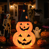 Halloween Joy Collapsible Pumpkin Lantern – Kid-Safe Entryway Decor for Trick-or-Treat Night
