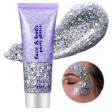 Go Ho Hypoallergenic Glitter Gel – Skin Safe Self Care Sparkle for Bath Time Rituals and Mindful Body Glowing Moments