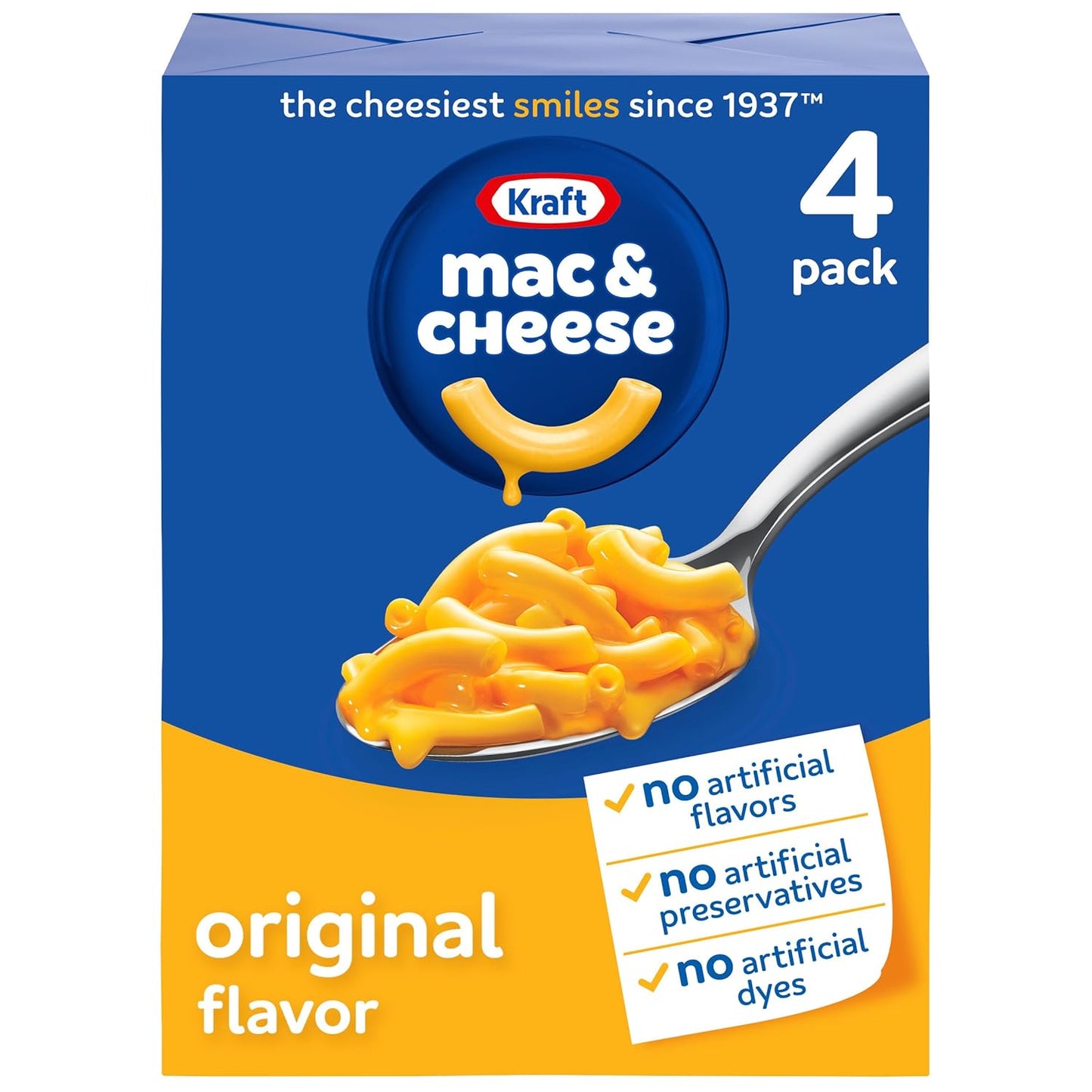 7.25 oz box yields approximately 3.5 servings
