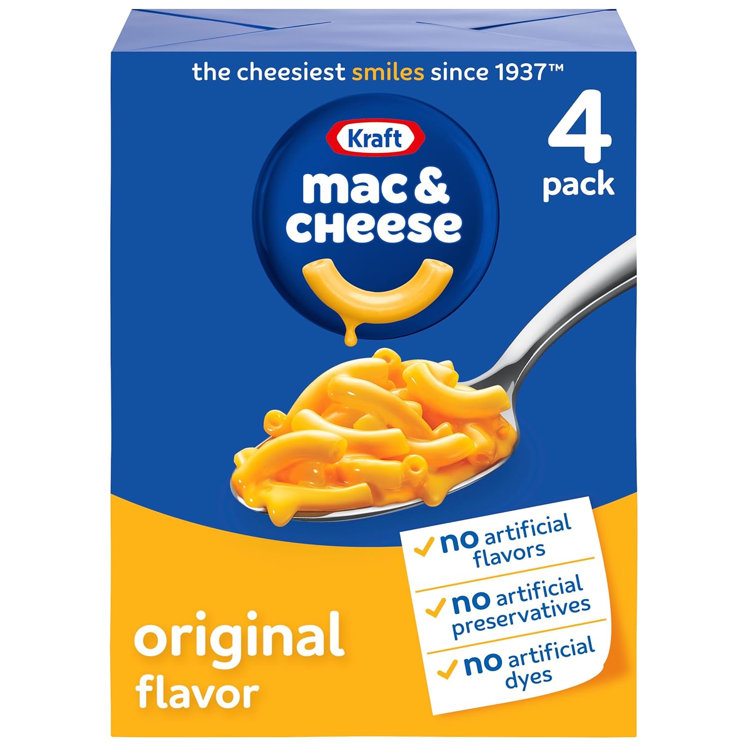 7.25 oz box yields approximately 3.5 servings