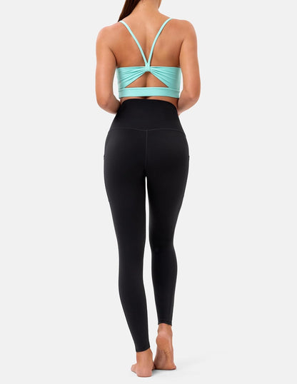 Colorfulkoala Essential 7/8 Leggings with Pockets – Built-In Pocket Leggings for Outdoor Dining, Travel, and Weekend Walks