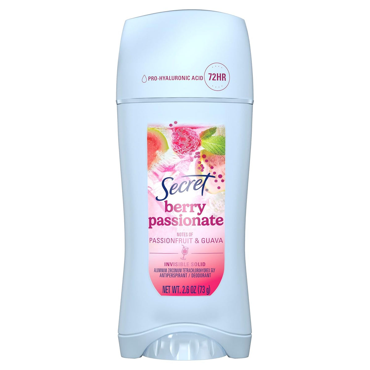 72-hour breathable odor and sweat protection formula