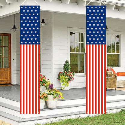 72"l x 12"w large-format vertical banner design