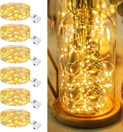 7ft bendable silver-plated copper wire holding 20 micro leds per string