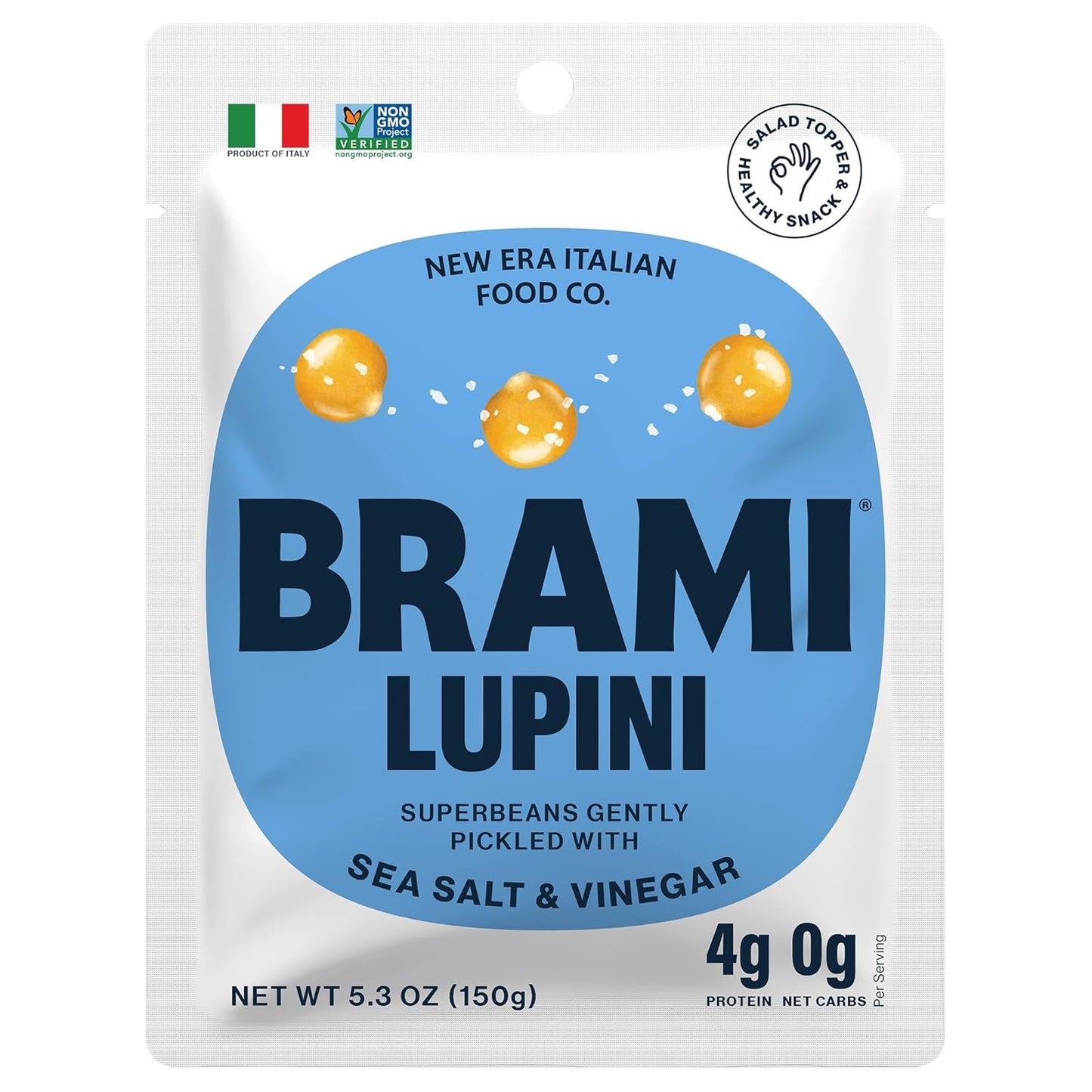 7g plant-based protein per serving from lupini beans