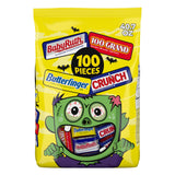 Butterfinger, CRUNCH, Baby Ruth & 100 Grand Halloween Candy Bulk, 100 Count – Classroom Treat Bag Stuffer for Elementary Parties and School Cafeteria Snacks